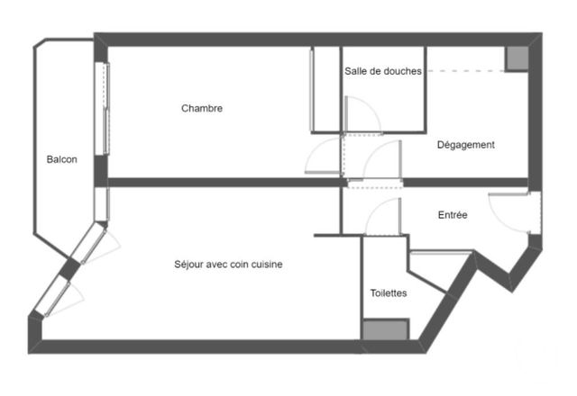 Appartement F2 bis à vendre - 3 pièces - 50.0 m2 - LA BAULE - 44 - PAYS-DE-LOIRE - Century 21 Dréano Immobilier