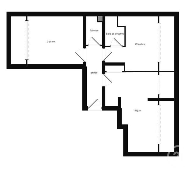 Appartement F2 à vendre - 2 pièces - 49.35 m2 - LA BAULE ESCOUBLAC - 44 - PAYS-DE-LOIRE - Century 21 Dréano Immobilier