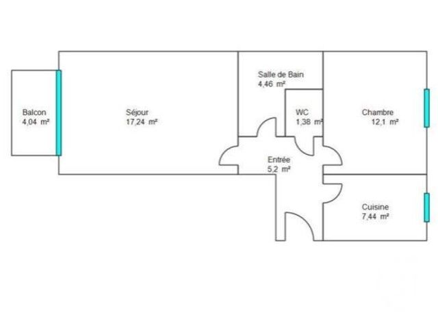 Appartement T2 à vendre - 2 pièces - 47.82 m2 - LA BAULE - 44 - PAYS-DE-LOIRE - Century 21 Dréano Immobilier