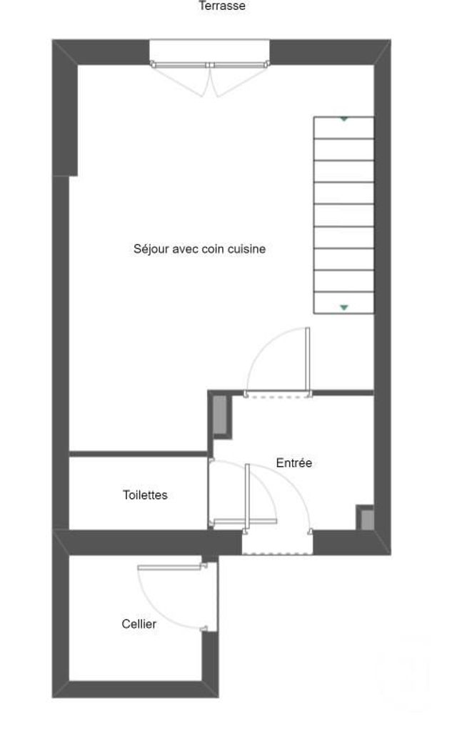 maison à vendre - 2 pièces - 24.17 m2 - BATZ SUR MER - 44 - PAYS-DE-LOIRE - Century 21 Dréano Immobilier