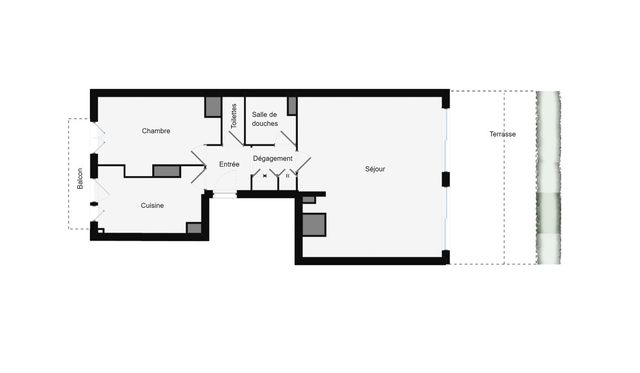 Appartement à vendre - 2 pièces - 61.0 m2 - LA BAULE - 44 - PAYS-DE-LOIRE - Century 21 Dréano Immobilier