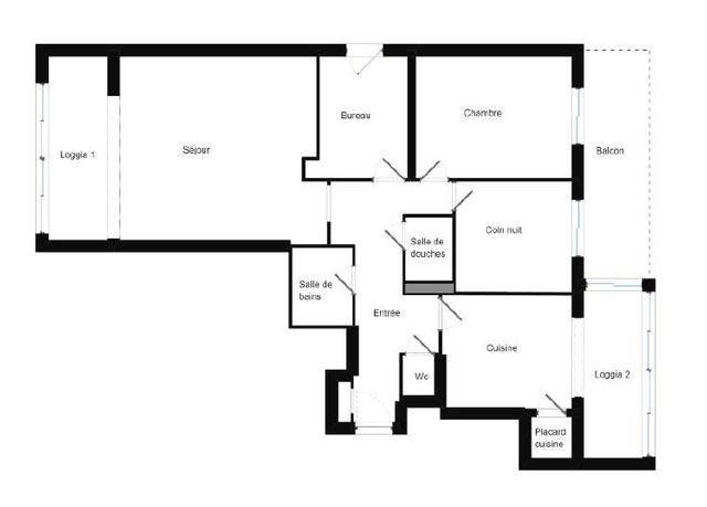 Appartement T4 à vendre - 4 pièces - 82.27 m2 - LA BAULE - 44 - PAYS-DE-LOIRE - Century 21 Dréano Immobilier